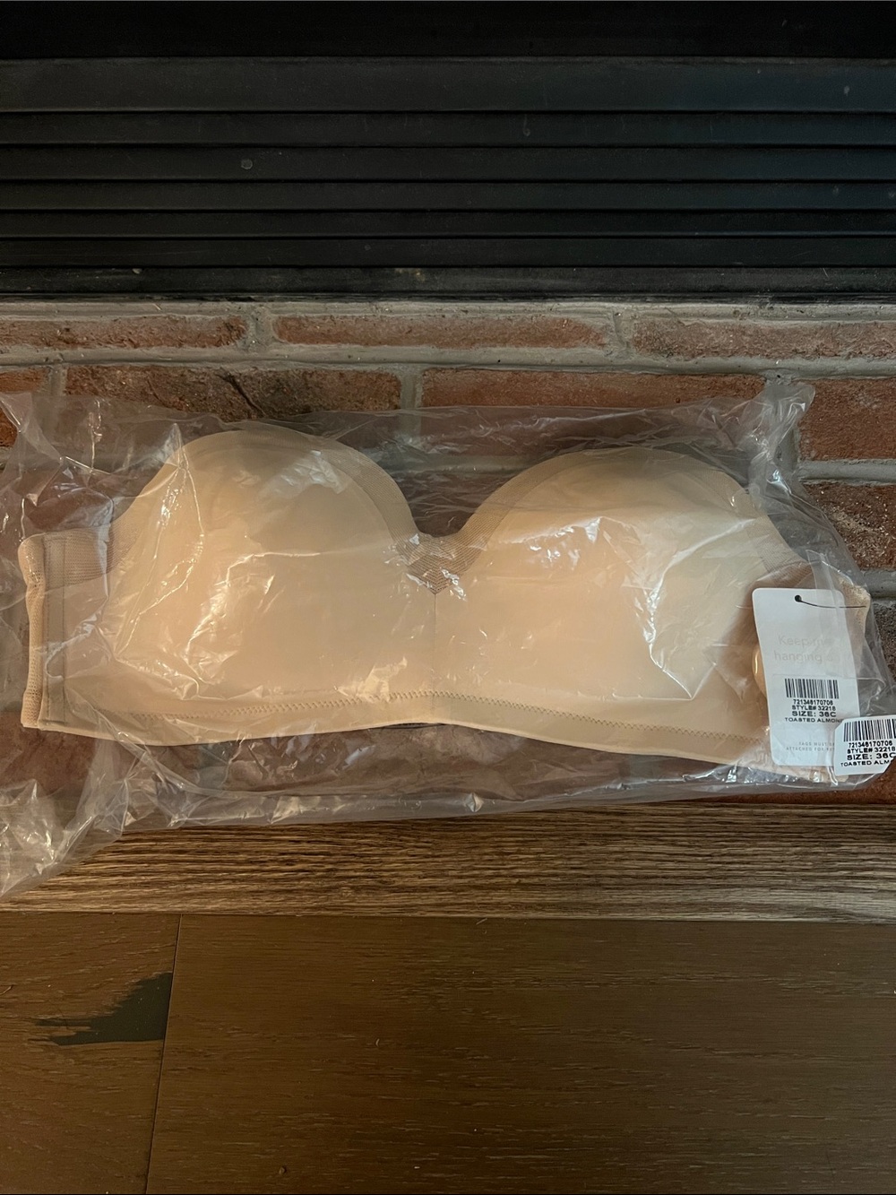 Lively Strapless Bandeau Bra - Nude
